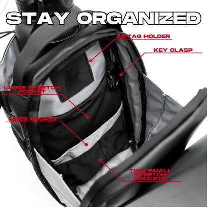 "Riñonera Deportiva Táctica con Cierre Magnético - Resistente al Agua | Organización Total"