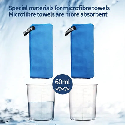 "Toalla Deportiva de Microfibra 40x80cm - Secado Rápido para Gym y Yoga"