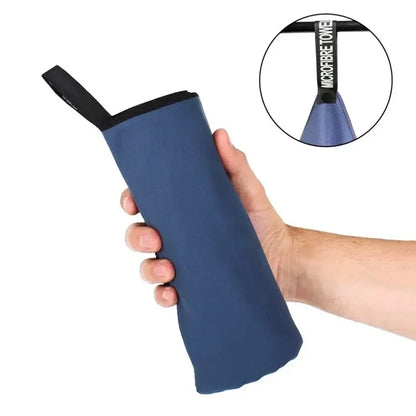 "Toalla Deportiva de Microfibra 40x80cm - Secado Rápido para Gym y Yoga"