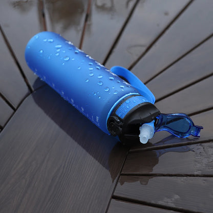 "Botella de Agua Deportiva 1L con Pajita - Libre de BPA | Perfecta para Gym"